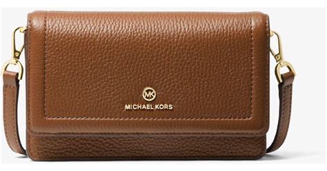 michael kors gold pebbled 2017|Pebbled Leather Convertible Crossbody Bag .